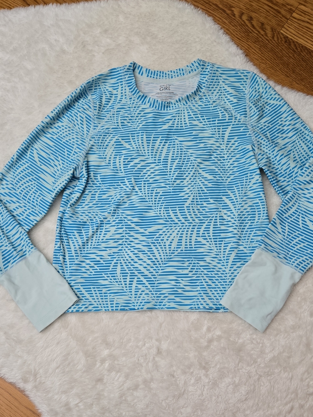 Athleta Girl Long Sleeve Rashguard, Girls Size XXL